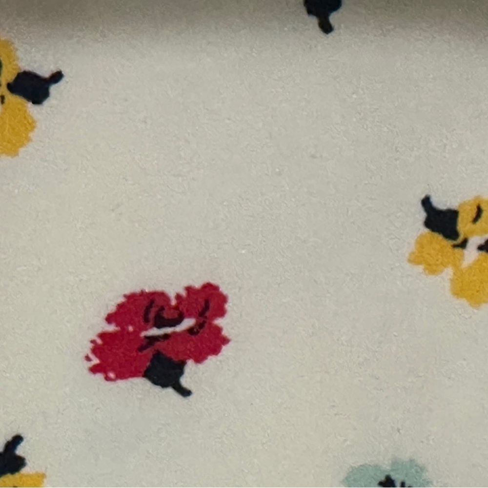 197 Madewell | EUC Ivory Floral Cap‑Sleeve Button‑Front Midi Dress (Size 2) - Picture 7 of 15